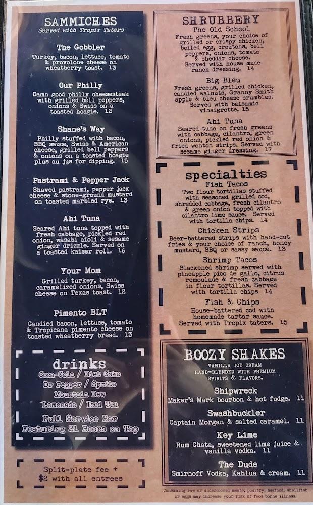 Tropicana Bar & Grill Menu image 3